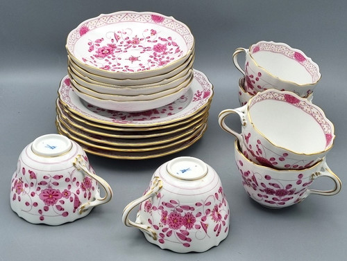 Meissen porzellan tlg - porzellan, 3-tlg