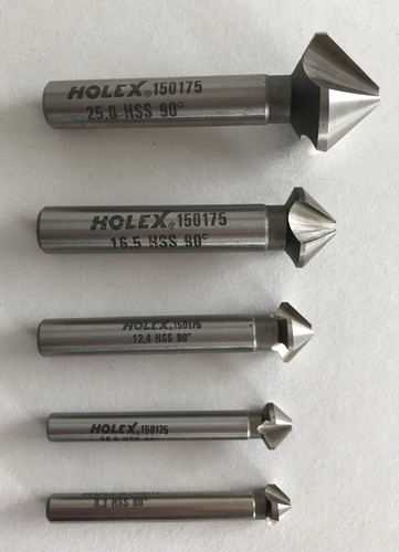 Holex set kegelsenker - set:,