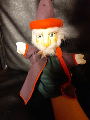 Handpuppe zauberer rolf - zauberer, (dr.