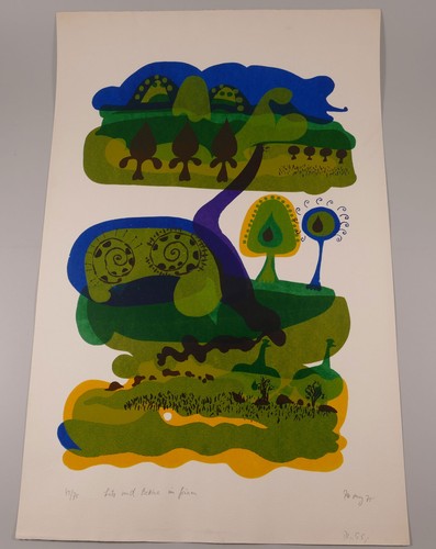 Serigrafie pitt moog 1975 - pitt,