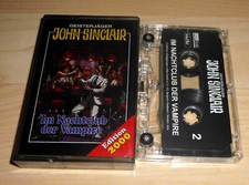 Hörspiel Kassette - John Sinclair Edition 2000 - Im Nachtclub der Vampire
