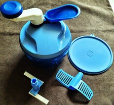 NEU - TUPPERWARE QUICK-CHEF 2 - BLAU 1,3 L Zerkleinerer Blau, Küche