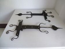 Torbänder Fensterladenbänder Scharniere Tordekor Scharnierpaar antike Tür