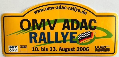 Original aufkleber adac rallye - original,