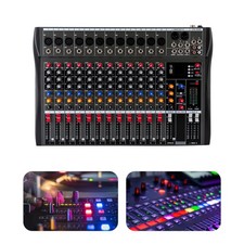 12 Kanal Audio Mixer mit USB