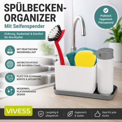 Vivess spülbecken organizer - vivess, spülbecken-organizer