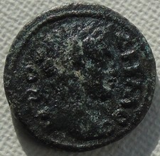 Antike römische Bronzemünze