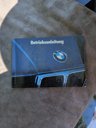 Bmw e34 handbuch - bmw,