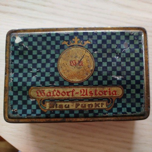 Alte blechdose waldorf - blechdose,