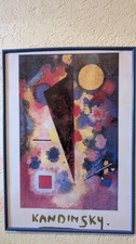 Kandinsky Bild Resonance mit Rahmen 70 x 50 CM Gebraucht