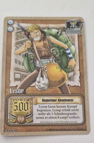 One piece karte c11 lysop - ms-c11,