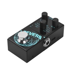 Kompaktes Gitarreneffektpedal Mit 9 Reverb-Effekten In Schwarz