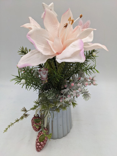 Wintergesteck vase amaryllis - wintergesteck,
