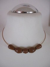 Collier Hals Reif Braun Länge