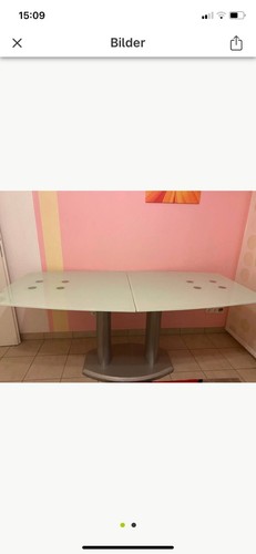 Esstisch ausziehbar glas - ausziehbar,