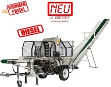Lumag Diesel Sägespaltautomat SSA500DH-PRO hydraulisch Föderband Holzspalter 15t