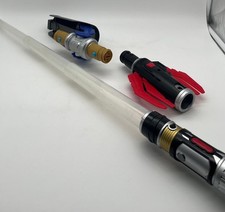 Star Wars Lichtschwert mit 2 Aufsätzen - Hasbro C1412 - mit Licht und Sound