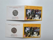 Zwei 5 Euro-Silbermünzen