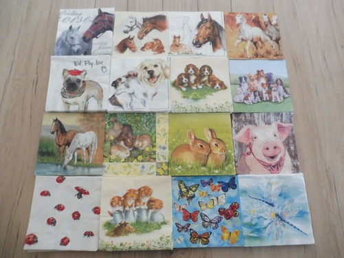 Servietten verschiedene - 3,