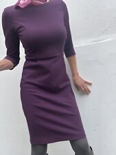 Edles SEM PER LEI Kleid Gr.S/36 Lila stretschig 70%Viscose 27%PA 3/4 Arm NEU?