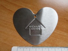 Metallherz 7,5x6,5cm Edelstahl