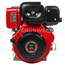 Dieselmotor Standmotor 9PS 418cm³ 25mm 4Takt E-Starter Kartmotor Diesel WM186FBE