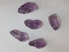 Amethyst:5 Rohsteine 16-20mm