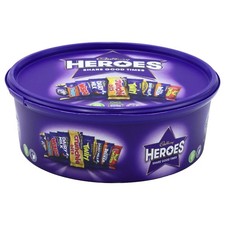 Cadbury Heroes 550g Dose – Mix aus beliebten Mini-Schokoriegeln – Geschenkbox