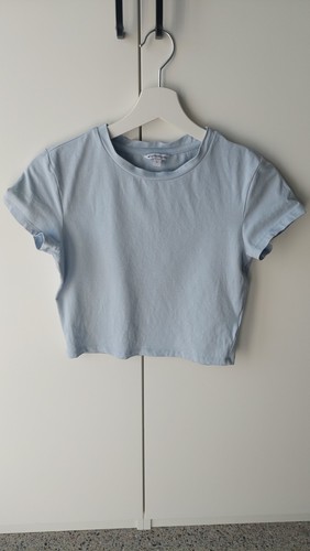 Hellblaues crop top - hellblaues,