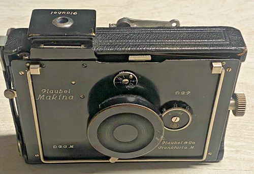 Antike kamera plaubel makina - kamera,