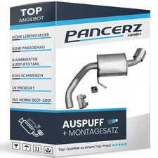 Endschalldämpfer für BMW 1 E81 E87 2.0 16V 116d 118d 120d Auspuff