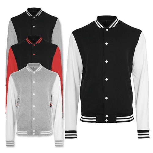 Herren college jacke sweat - college,