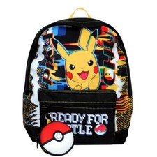 Schul-Rucksack Pikachu schwarz