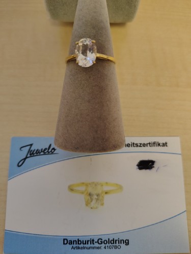 Juwelo danburit goldring - juwelo,, danburit-goldring