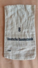 Geldsack Jute gebraucht  Aufdruck "B Deutsche Bundesbank 11.02" Jutesack