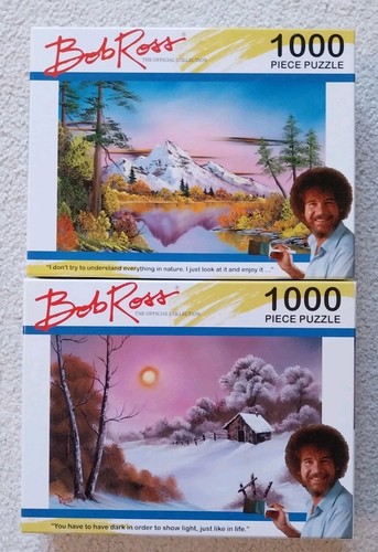 1000 teile puzzle bob ross - 1000,