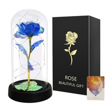 LED Ewige Rose im Glas für