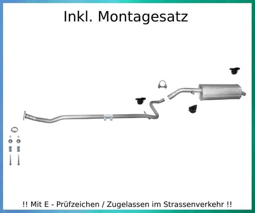 Auspuffanlage citroen 1 - c2, 1.1
