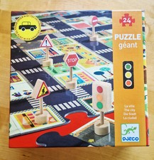 Spielstraße 100 X 63 cm Puzzle - Djeco Pop To Play Bodenpuzzle zum Spielen