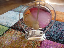 Kleiner Tischgong silberfarben