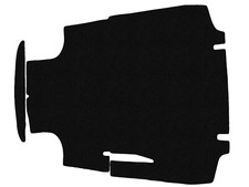 Schwarz Fußmatten Velour für