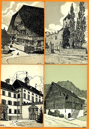 Schweiz jugendstil grafik - grafik, 49