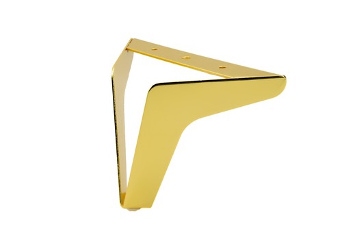 Loft möbelfuß gold 13 cm - loft, gold,