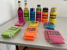 6 farbige Stubby Cooler