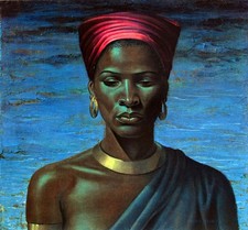 Tretchikoff Mädchen mit Schal