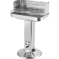 Edelstahl Holzkohlegrill