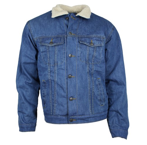 Winter jeans jacke gefüttert - winter,