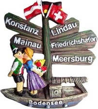 Magnet Souvenir Bodensee 8,5 x