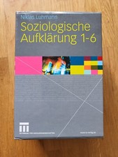 Niklas Luhmann Soziologische Aufklärung 1-6 komplett in Kassette