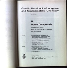Gmelin handbook inorganic - handbook, of